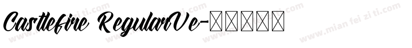 Castlefire RegularVe字体转换